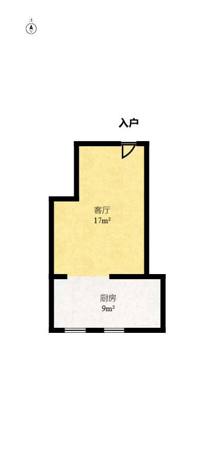 联美品格  2室2厅1卫   49.80万室内图1
