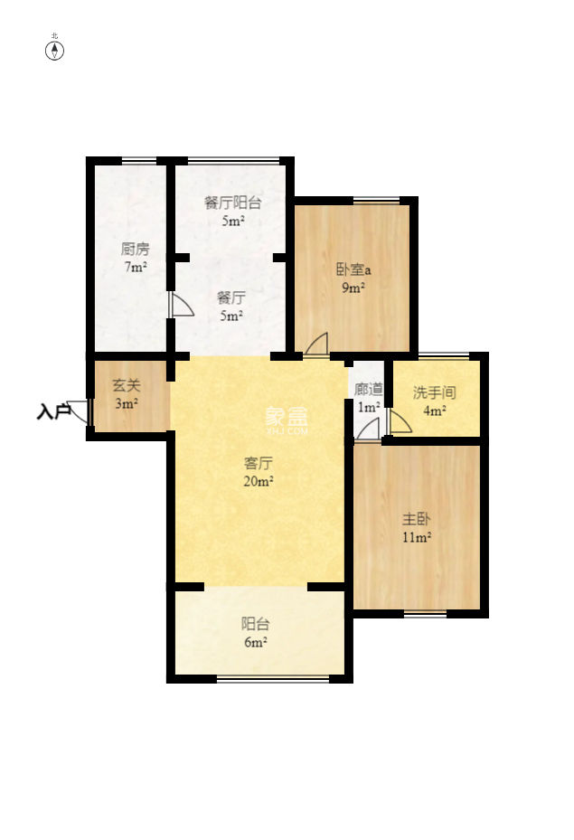 桔洲新苑（桔洲印象）  3室2厅1卫   90.00万