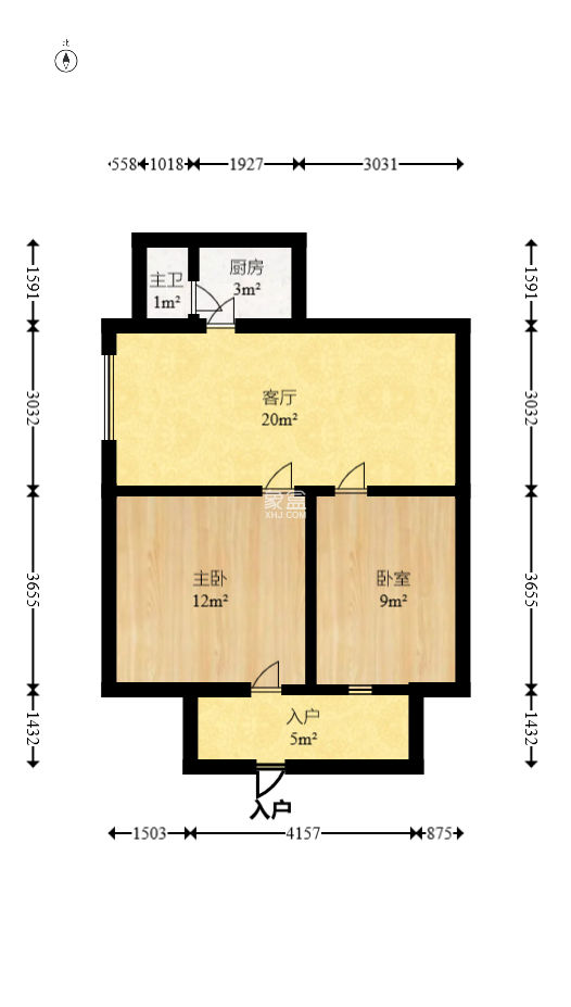 桐荫里社区  2室1厅1卫   48.00万