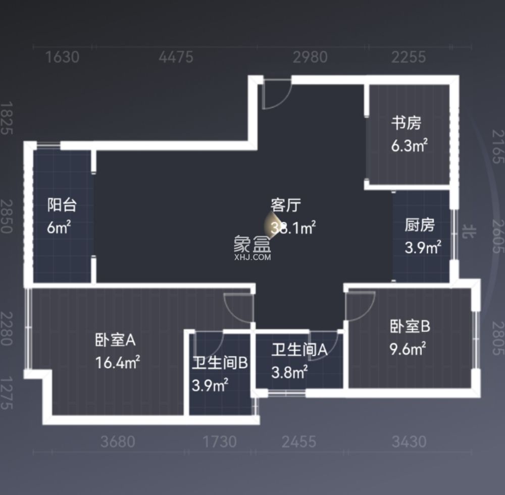 中欧昆仑首府  3室2厅1卫   85.00万