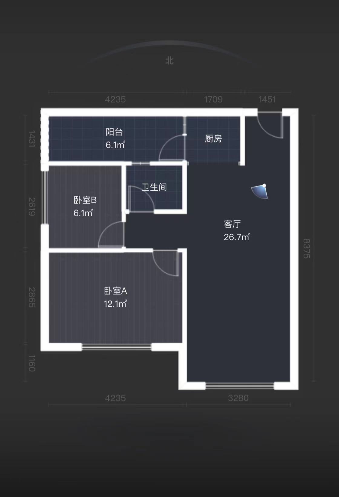 康桥美郡 1室1厅1卫 34.0万 康桥美郡 1室1厅1卫 34.0万室内图