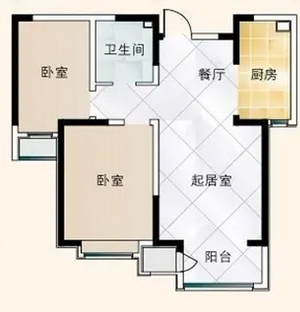 枫溪花园  2室2厅1卫   38.00万