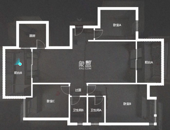 奥园养生城 3室2厅2卫 95.0万 奥园养生城 3室2厅2卫 95.0万室内图