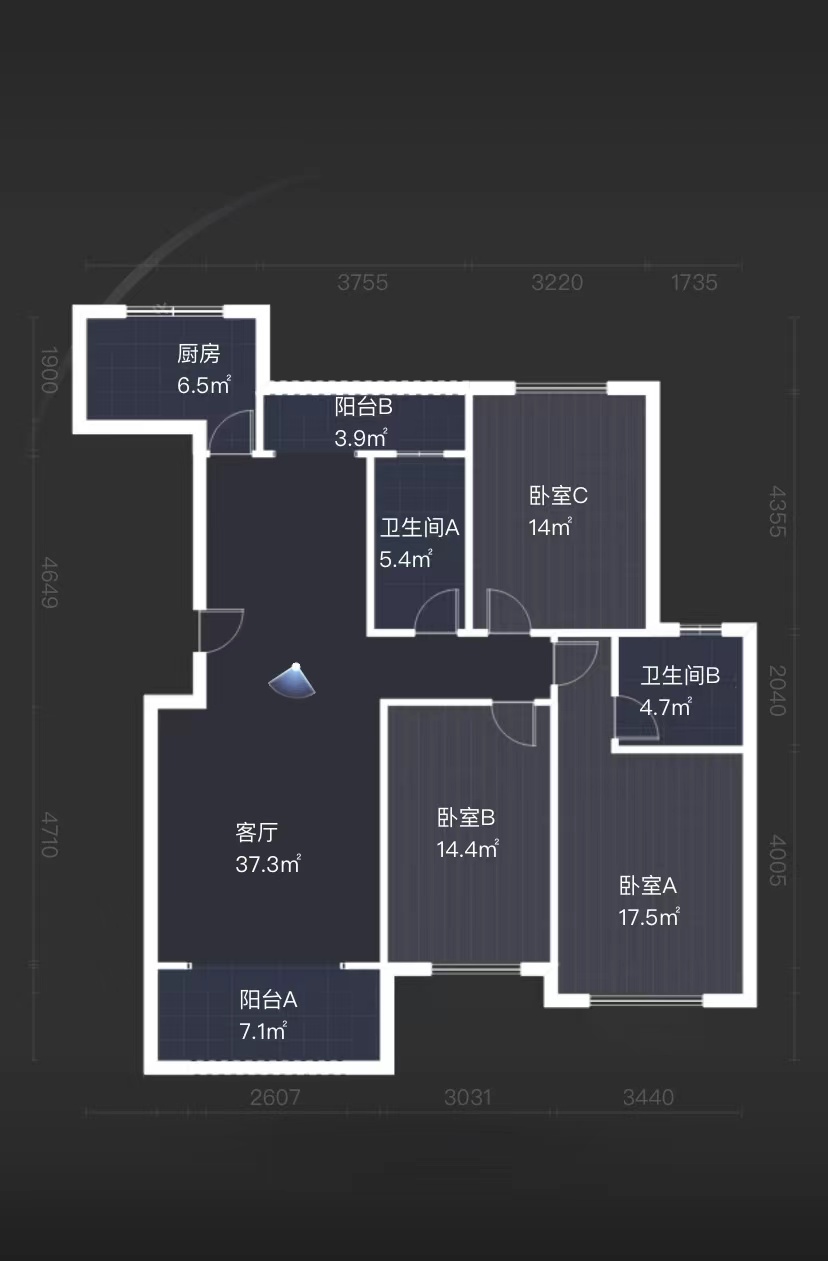 提香蓝岸 3室2厅2卫 83.0万 提香蓝岸 3室2厅2卫 83.0万室内图