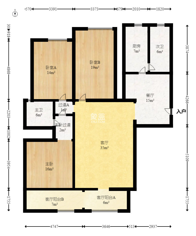 八方小区B区  3室2厅1卫   368.00万