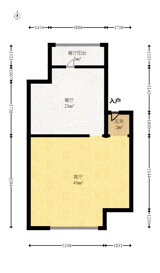 香格里麓山别墅  4室2厅3卫    313.78万室内图1