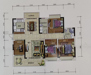 青龙湾(蓝谷小镇) 4室2厅2卫 69.0万 青龙湾(蓝谷小镇) 4室2厅2卫 69.0万室内图