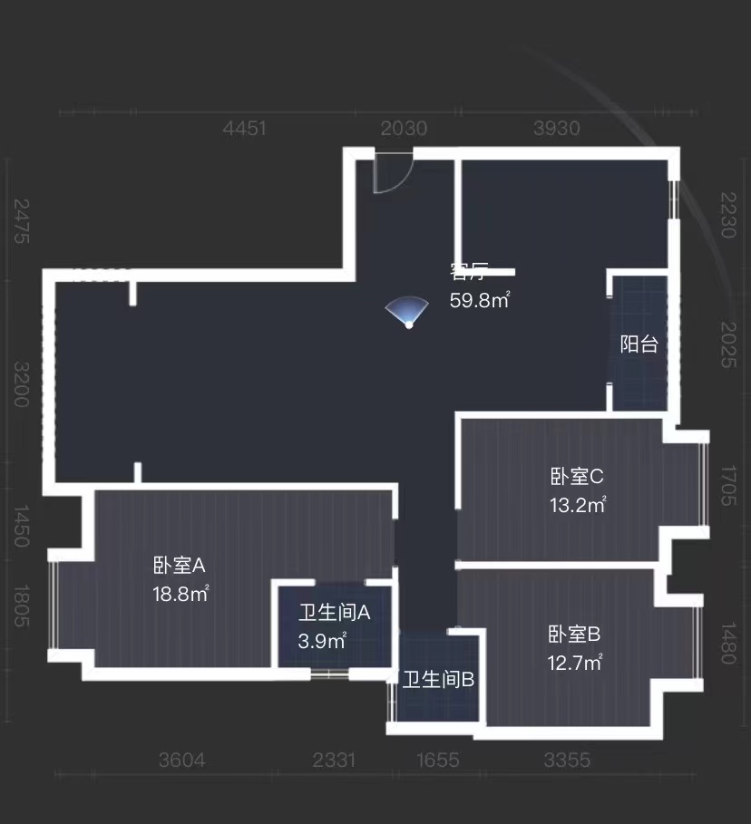 磐龙生态社区  3室2厅2卫   55.00万