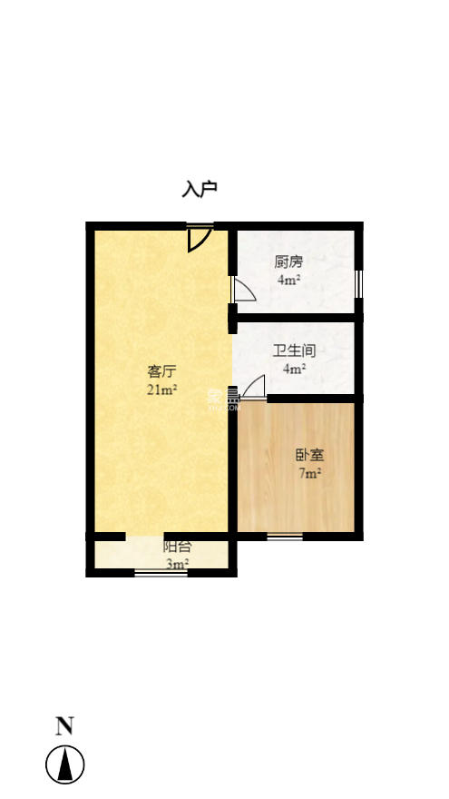 碧桂园星荟 3室2厅1卫 20.0万 碧桂园星荟 3室2厅1卫 20.0万户型图