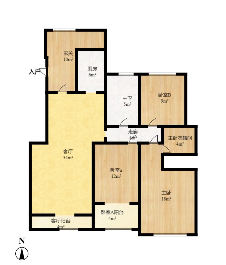 中建芙蓉和苑  3室2厅2卫    256.0万室内图1