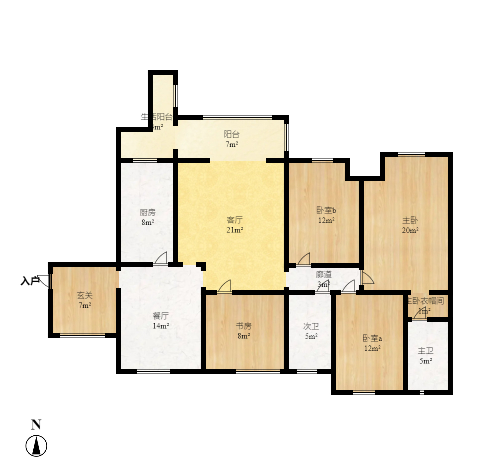 達(dá)美D6區(qū)  4室2廳2衛(wèi)    170.0萬(wàn)室內(nèi)圖1