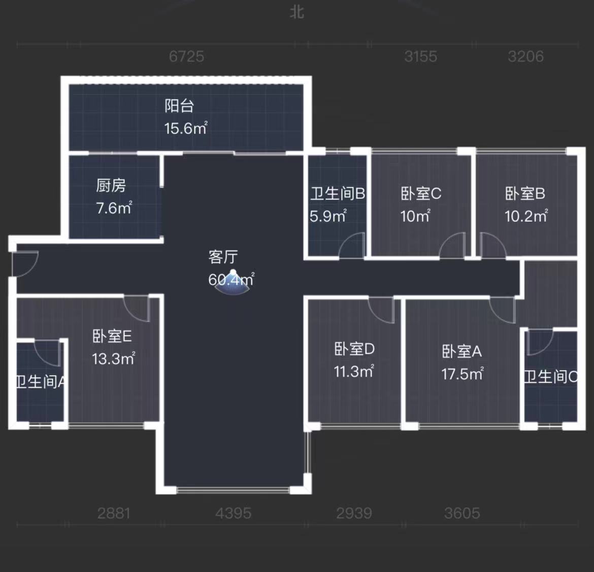 高科壹号领域 4室2厅2卫 150.0万 高科壹号领域 4室2厅2卫 150.0万室内图
