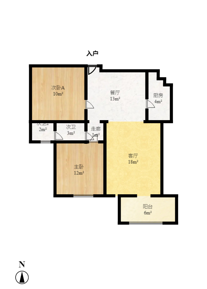 松雅轩(埃克斯社区) 2室2厅1卫 78.00万 松雅轩(埃克斯社区) 2室2厅1卫 78.00万户型图