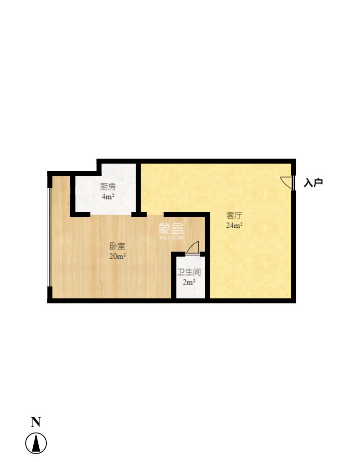 印象天心  1室1厅1卫    57.0万