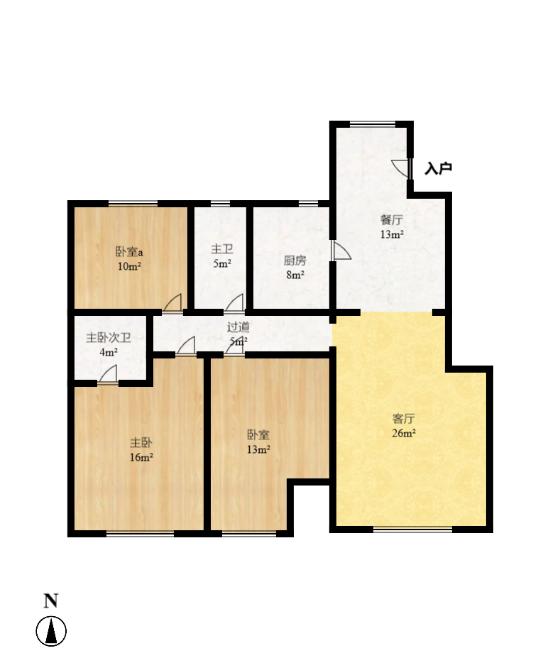 世景华庭 3室2厅1卫 72.0万 世景华庭 3室2厅1卫 72.0万户型图