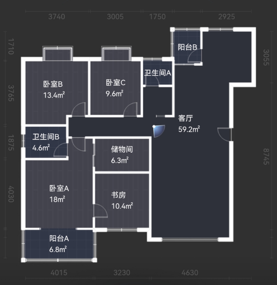 楚天花园  4室2厅2卫   70.00万