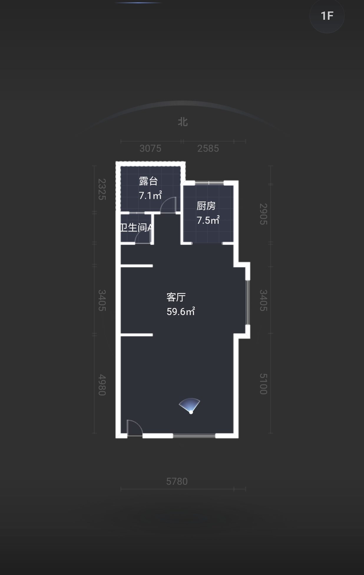 九八缔景城  6室3厅4卫   265.00万室内图