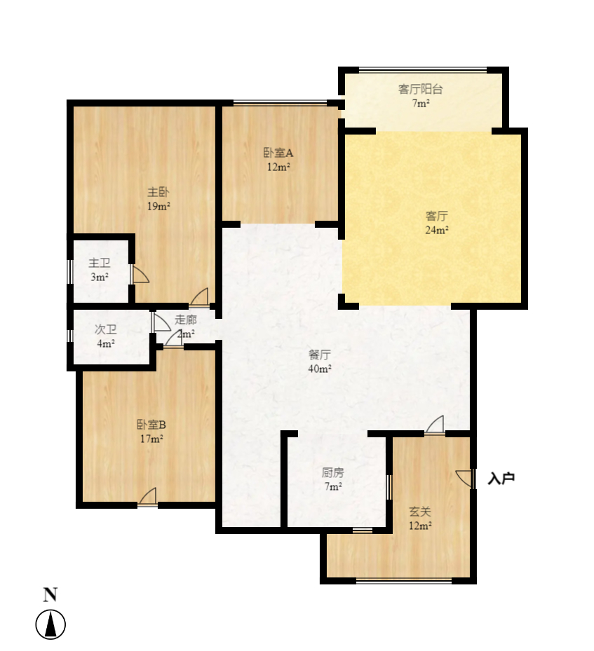 中建芙蓉和苑  5室2厅1卫   499.90万室内图1