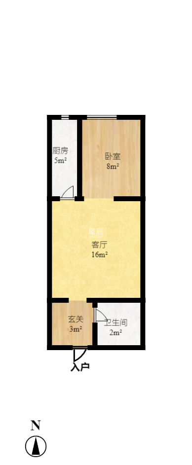 时代先锋  1室1厅1卫    27.0万