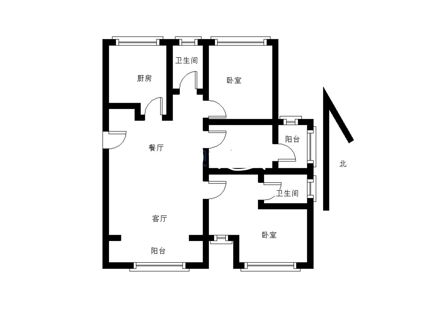 岭秀天下  3室2厅2卫   63.00万