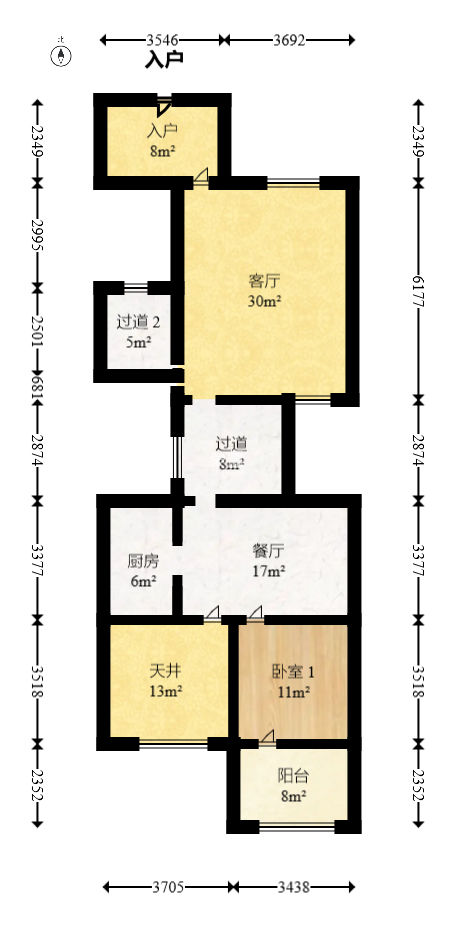 堤亚纳湾（深业沙河城）  5室3厅3卫   358.00万