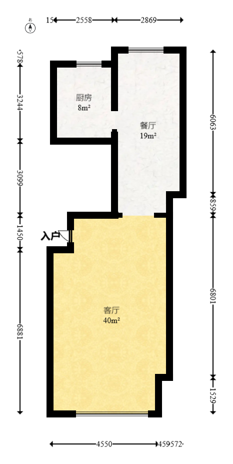 宏聚地中海  4室2厅2卫    187.99万室内图1