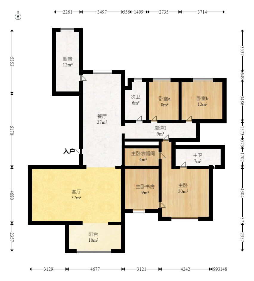 中建梅溪湖中心  4室2厅3卫   419.00万室内图1