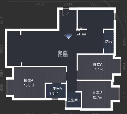 磐龙生态社区  3室2厅2卫   65.00万