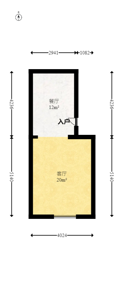 奥林匹克花园贡院二期  2室2厅1卫   84.50万室内图1