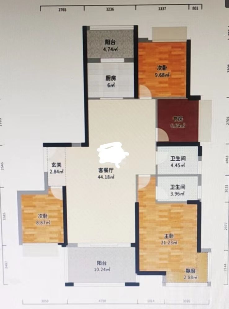 奥园养生城  3室1厅2卫    85.0万