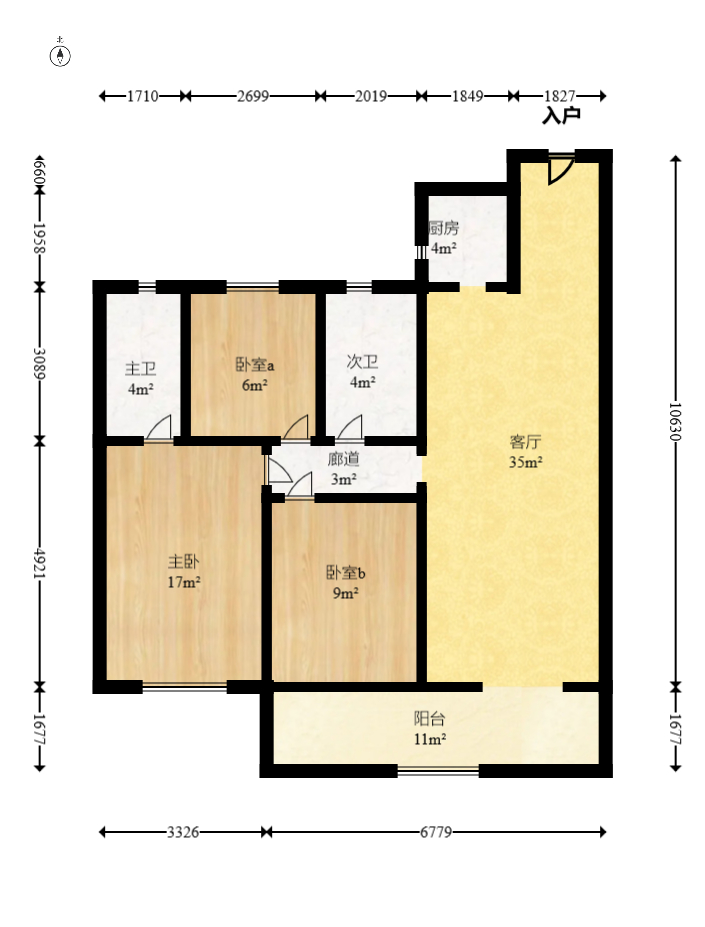 卓越浅水湾  3室2厅2卫    2500.0元/月 卓越浅水湾  3室2厅2卫    2500.0元/月户型图