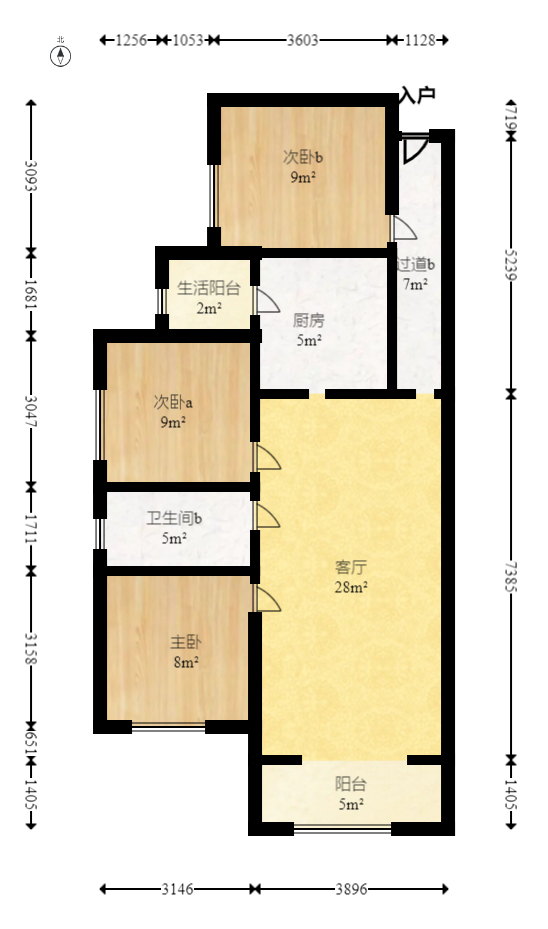 潤和紫郡一期室內(nèi)圖2