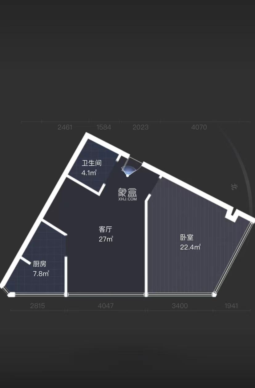 银泰财富广场  2室2厅1卫   56.60万