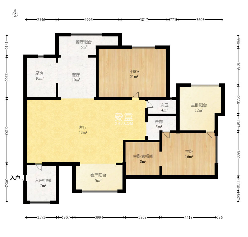 万科紫台  3室2厅2卫   358.00万