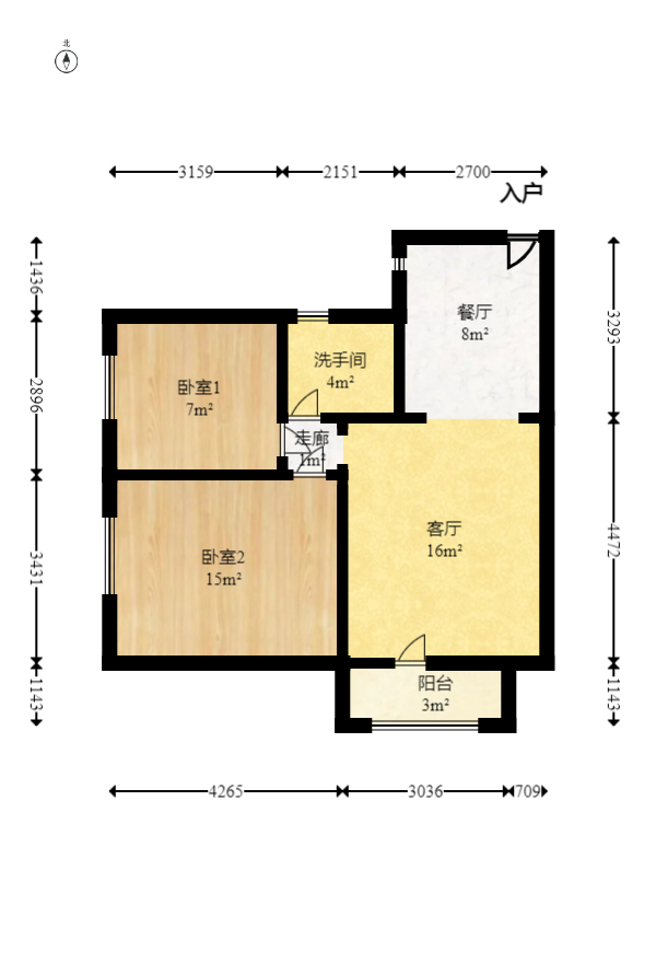 上海城小區(qū)室內圖2