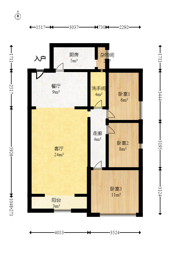 上海城小區(qū)室內圖2
