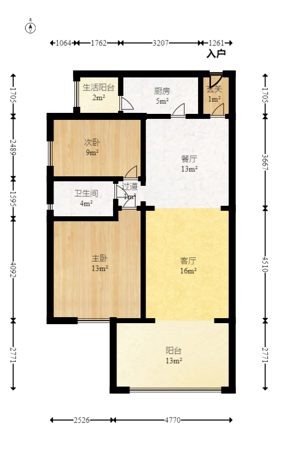 时代倾城二期  2室2厅1卫    92.0万 时代倾城二期  2室2厅1卫    92.0万户型图