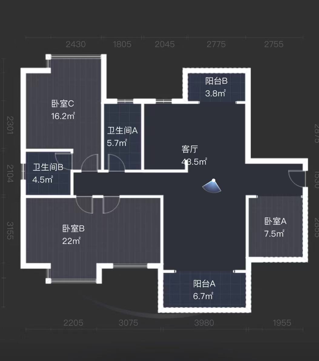紫金华府  3室2厅2卫   70.00万