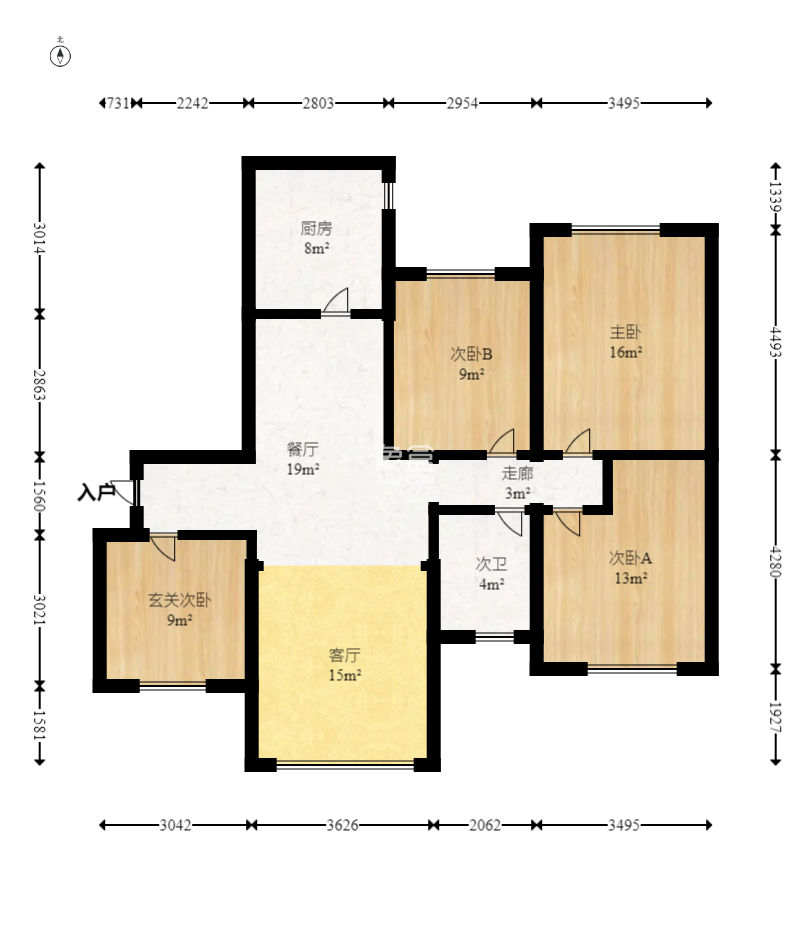 筑梦佳园  4室2厅1卫    68.0万