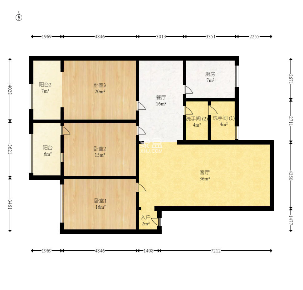 省地税局  3室2厅1卫    111.99万