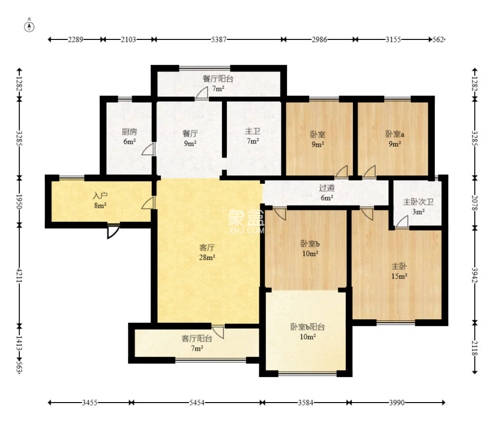 世景华庭  4室2厅2卫    156.5万