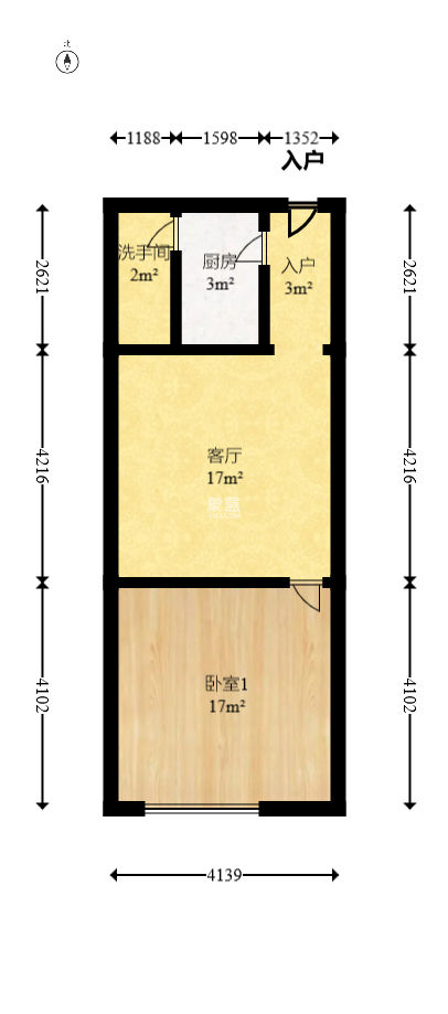 宝庆金都  1室1厅1卫    39.98万
