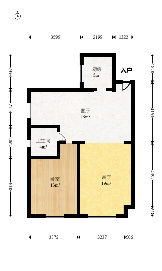 丽发新城  4室2厅2卫    83.8万室内图1