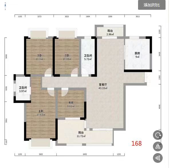 城市公园 4室2厅2卫 55.00万 城市公园 4室2厅2卫 55.00万室内图
