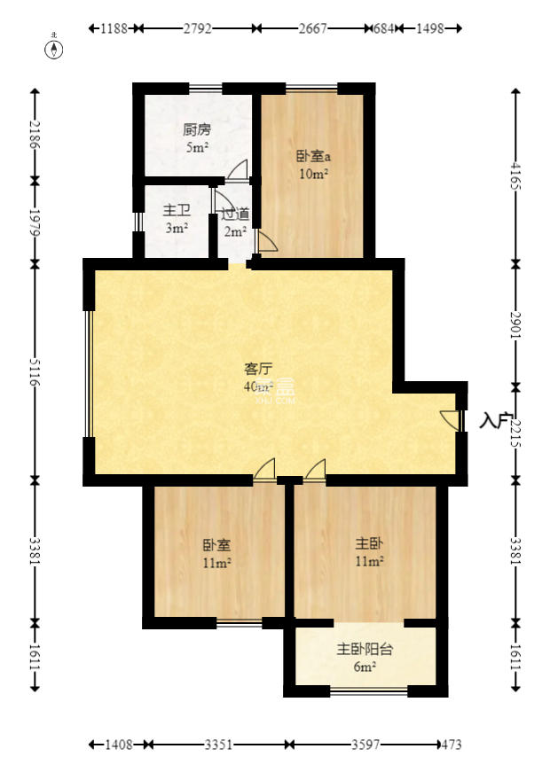 湘绣城 3室2厅1卫 38.20万 湘绣城 3室2厅1卫 38.20万户型图