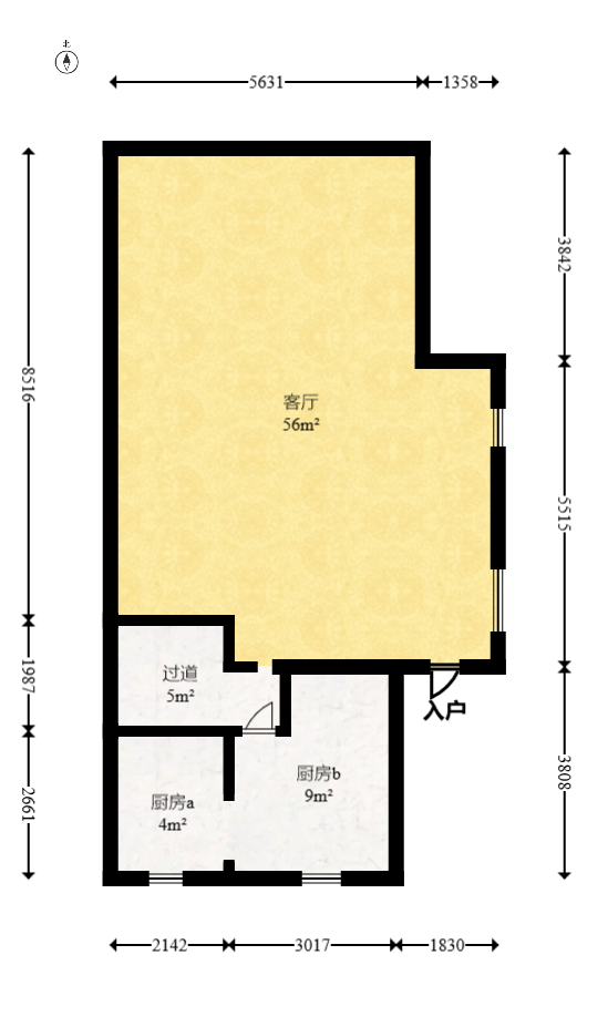 盈峰翠邸  5室2厅3卫   280.00万室内图1