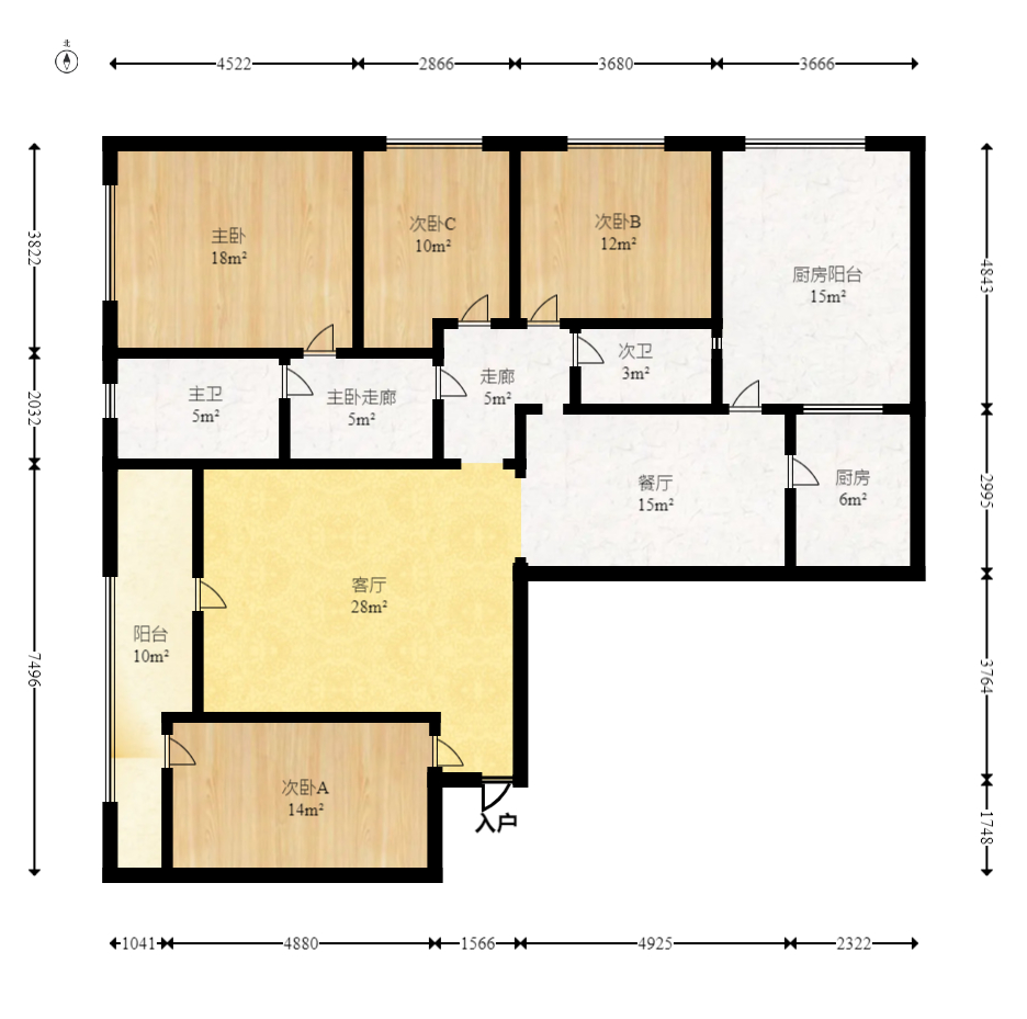 碧桂园威尼斯城 1室1厅1卫 35.8万 碧桂园威尼斯城 1室1厅1卫 35.8万户型图