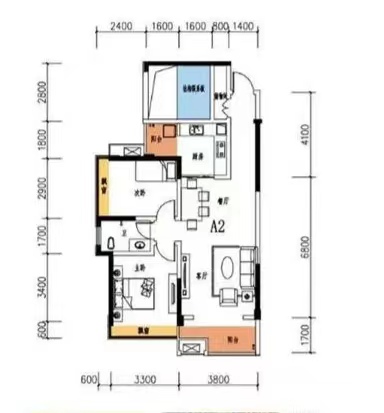 金轮翡翠名园  3室2厅1卫   85.00万