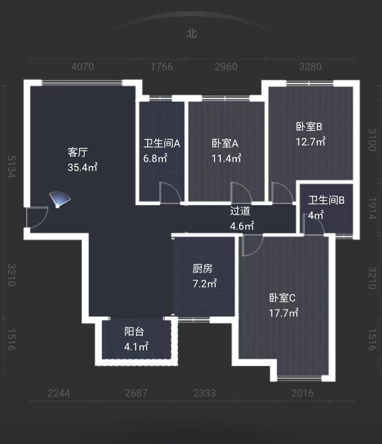 红盾雅园  3室2厅2卫   62.00万