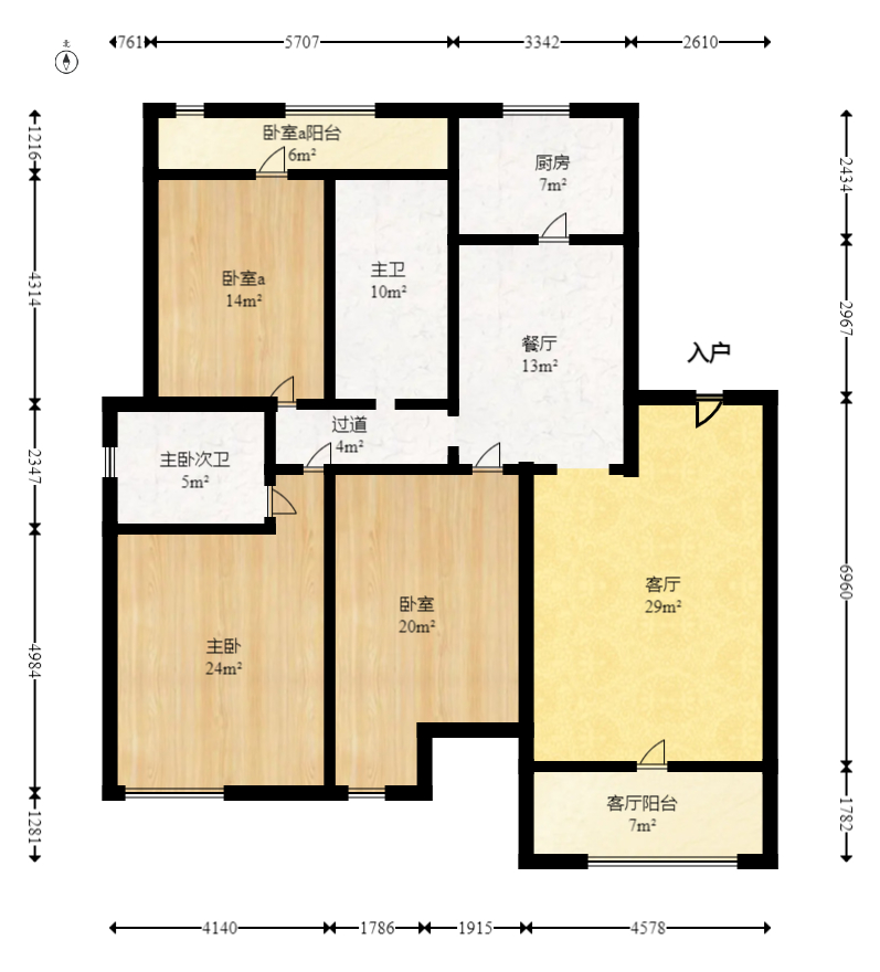 山水湾 4室2厅4卫 11000.0元/月 山水湾 4室2厅4卫 11000.0元/月户型图